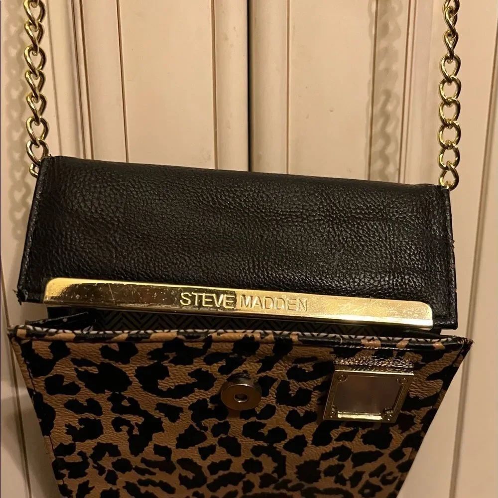 Steve Madden Leopard Crossbody Purse